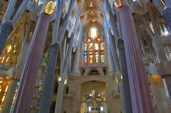 Die Sagrada Familia 5 / Die Basilika Sagrada Familia in Barcelona / Spanien.
