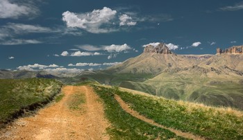 The road in the mountains / ***