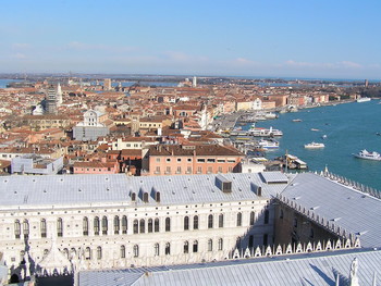 Venice / view from the bell tower of San Marco