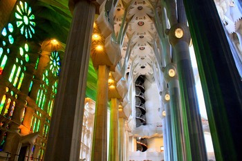 Die Sagrada Familia 6 / Die Basilika Sagrada Familia in Barcelona / Spanien.
