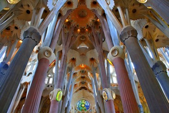 Die Sagrada Familia 7 / Die Basilika Sagrada Familia in Barcelona / Spanien.