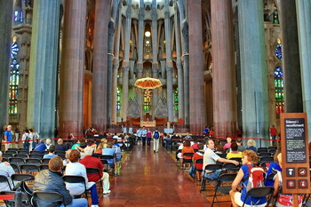 Die Sagrada Familia 8 / Diie Basilika Sagrada Familia in Bacelona / Spanien.