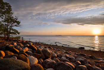 sunset on the Gulf of Finland / ***