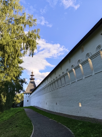 The walls of the monastery