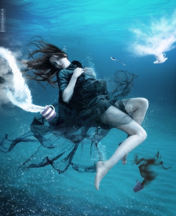 Underwater coffee