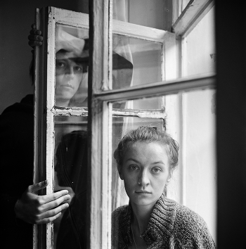 Faith and Ulrich (Portrait with Reflection)