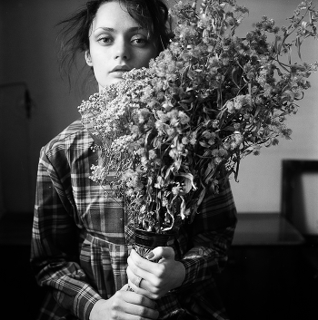 Eugene (Portrait with a bouquet)