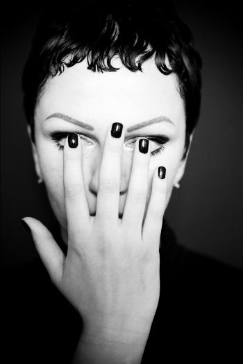 Through fingers