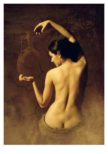 (Girl with a jar)