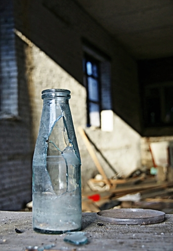 Good old-fashioned milk bottle