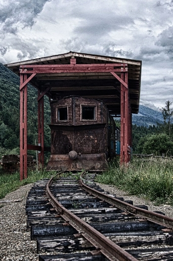 This train is not in a hurry ...