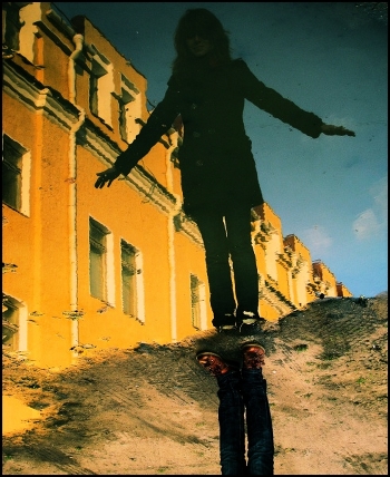 Escaping into the sky ...