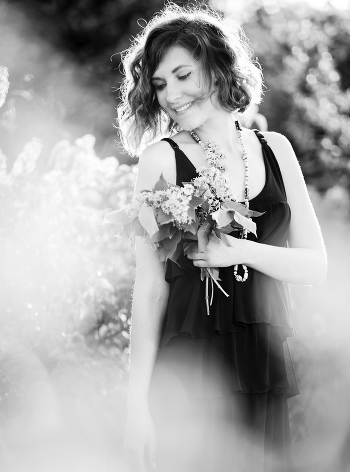 Black and white