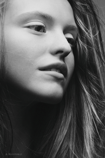 Portrait. Photoclass A. Krivitsky in a model agency.