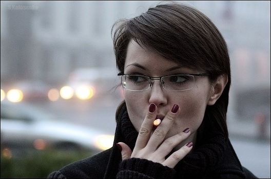 Smoking ...