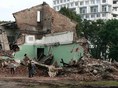 the ruins of "Belarus" 2