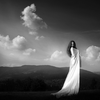 in the clouds