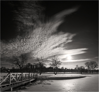 Clouds like a bird ...