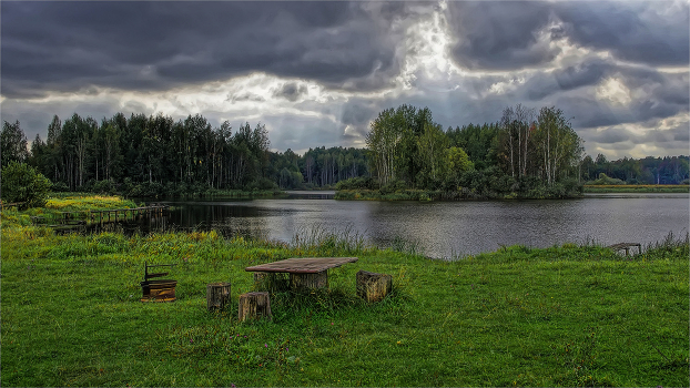 Бивак рыбака