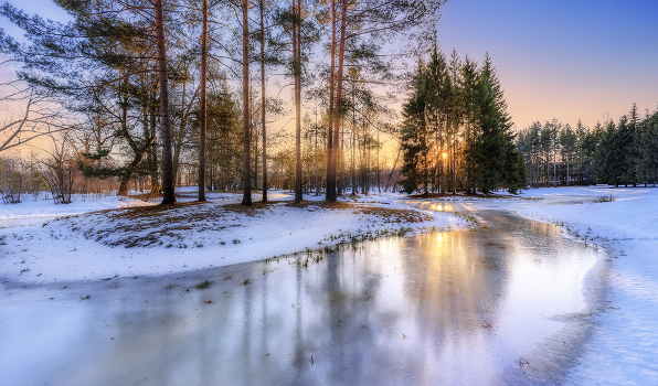 January evening