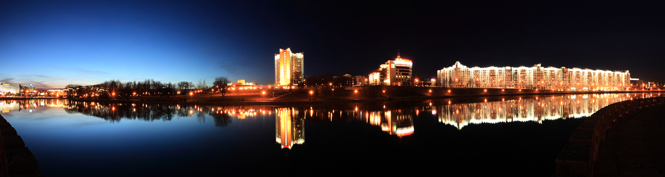 City yellow lights