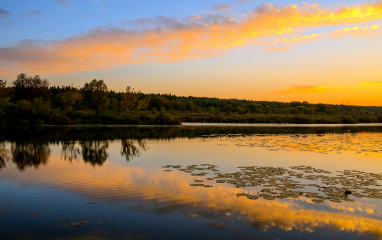 At sunrise.
