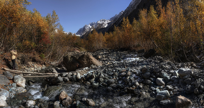 Autumn in the mountains ...