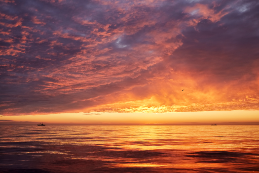 fiery sunset 3