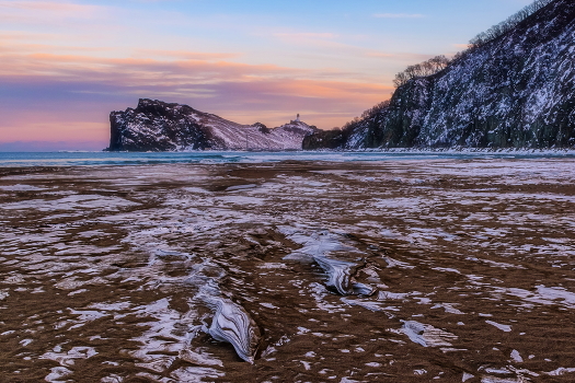 Winter beach