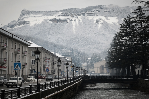 Tkibuli In Winter