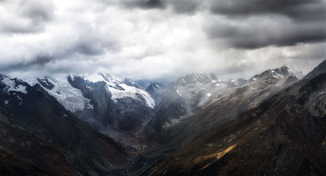 Mountains.