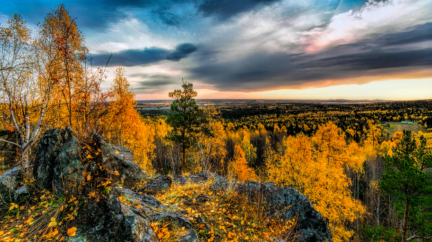 the view from mountains
