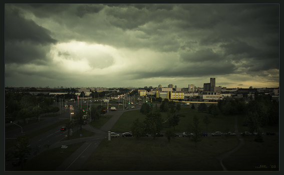 5 minutes before the storm