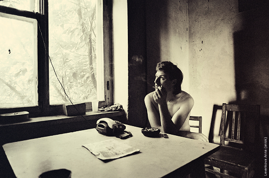 At the home of a young director ... 2
