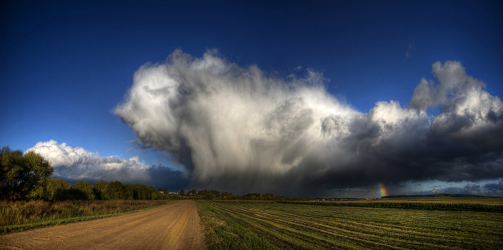 Bad weather is leaving