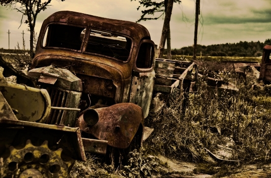 on the ash heap of history