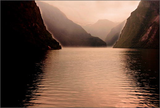 Gloomy fjord