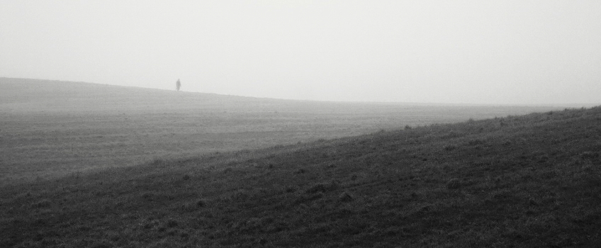 Foggy road