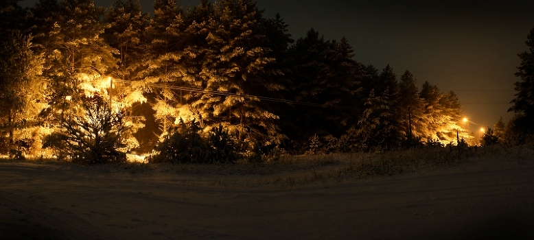 And here again, the snow fell ...
