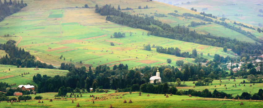 Carpathian Mountains in September