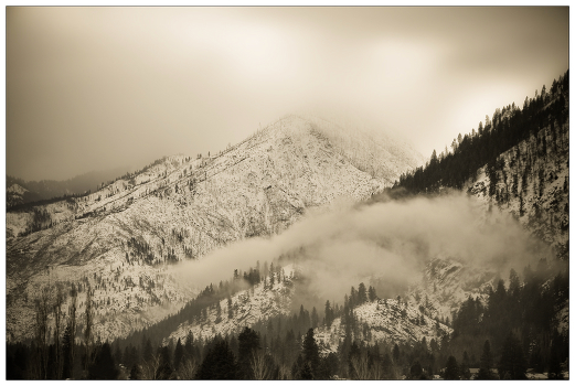 snowy hills