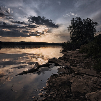 Alone with the sunset-II