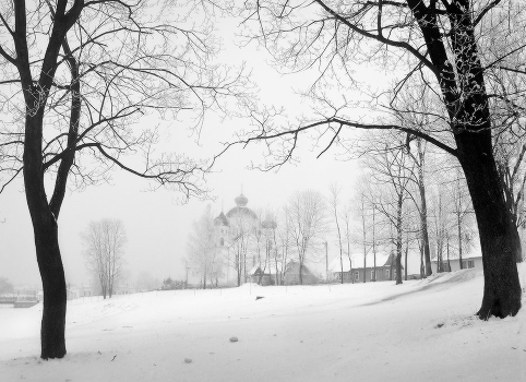 Frosty morning in January