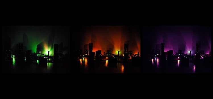 lights of a small town