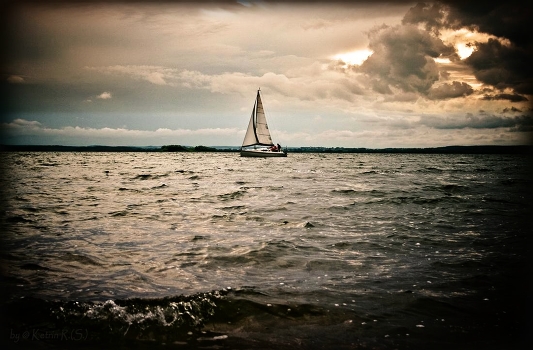 lone sail ...