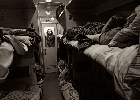 Transport self-portrait