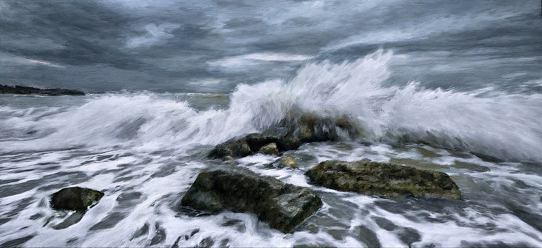 Surf-painting
