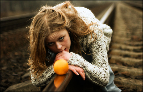 of railway and orange ..