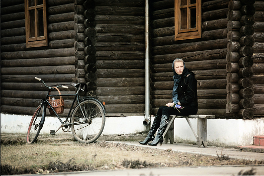 girl bike, Palm.
