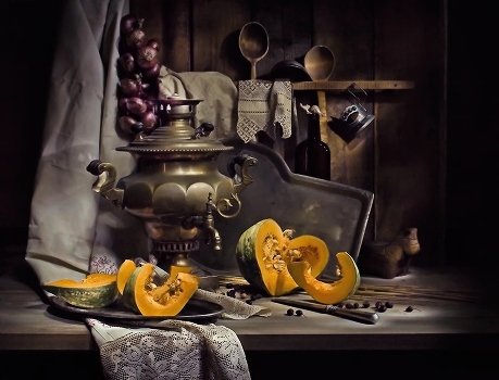 Still life with samovar.